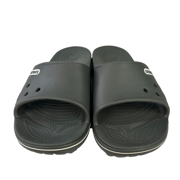 Crocs Crocband II Gray Slides Slip On Size W9 M7 - Picture 5 of 11